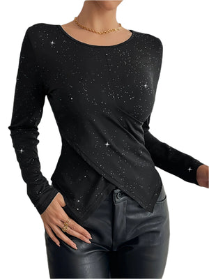 Glitter Long Sleeve T-Shirt