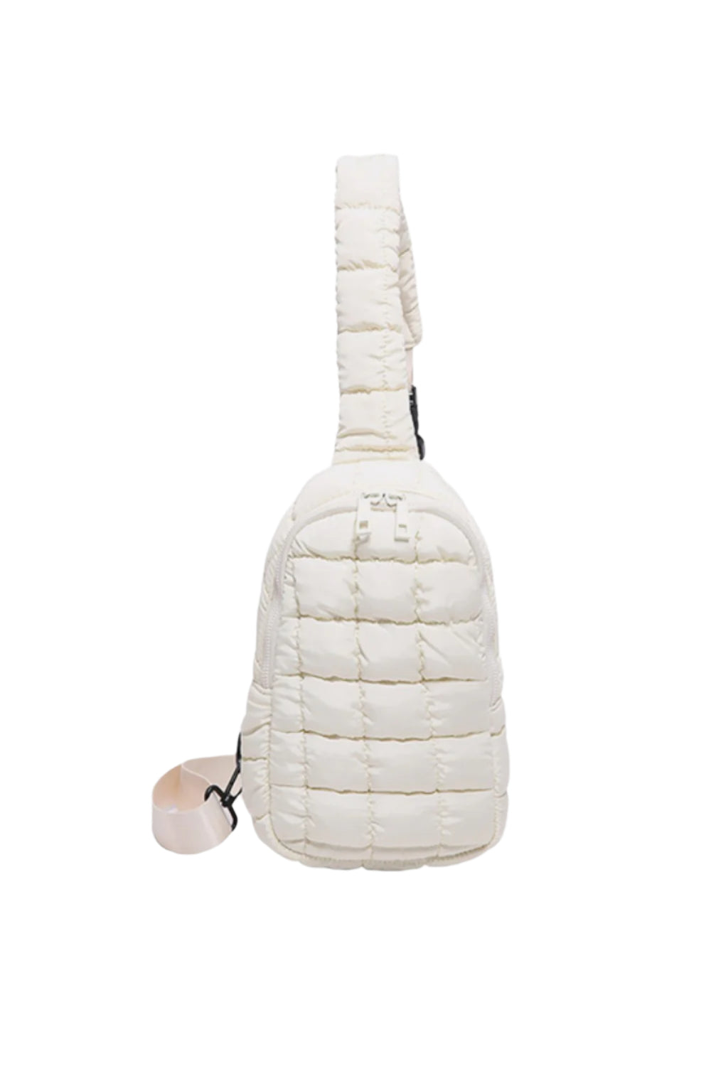 Quilted Nylon Crossbody  Bag