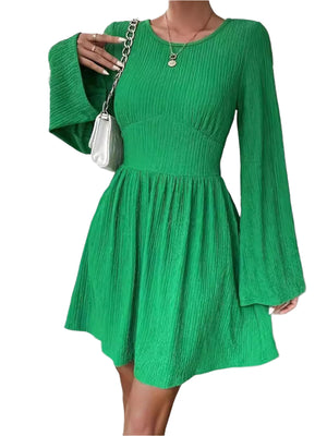 Flare Sleeve Dress