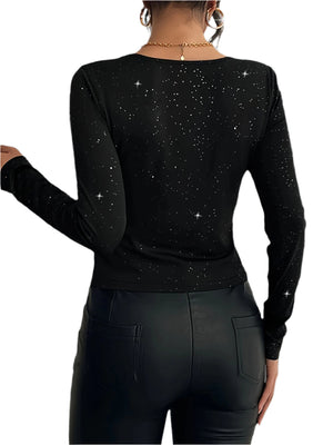 Glitter Long Sleeve T-Shirt